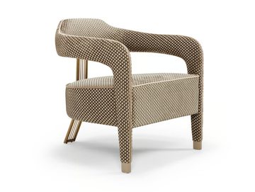 INVICTA II - Fabric easy chair with armrests by Casa Magna - view 2